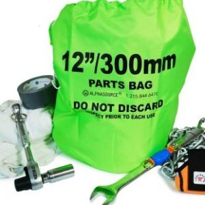 FME Drawstring Pouches (Bag) Green 12" X 18" Diameter, F-PBL-GN