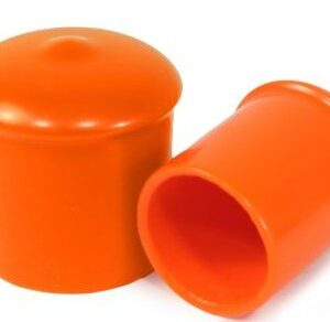 FME VCF Series Orange 1/2" Tube Cap, FME-VCF500-16-OR-100