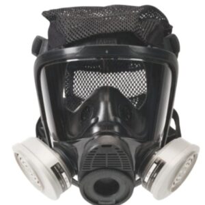 MSA, ADVANTAGE 4200 FULL FACEPIECE RESPIRATOR, HYCAR, SZ LARGE, 10083789