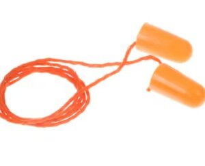 3M Foam Earplugs, orange corded, 1110