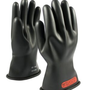 NOVAX CLASS 0 RUBBER INSULATING GLOVE-BLACK
