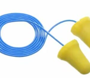 3M E-A-R E-Z-Fit Earplugs, yellow, corded