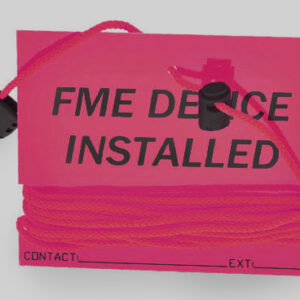 FME Flagging Sign with Extension Line