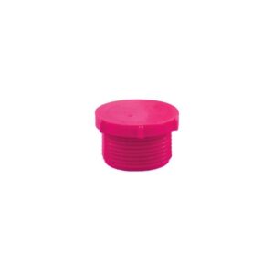 FME PDE-6 3/8" Pink Threaded Plug to fit B-600-6 (100/pkg.)