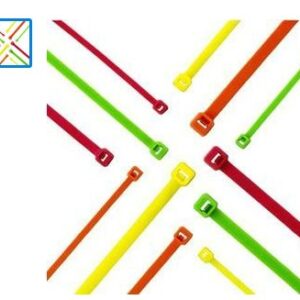 Panduit Cable Tie, Fl Orange 12" LONG 1000 PER PACKAGE