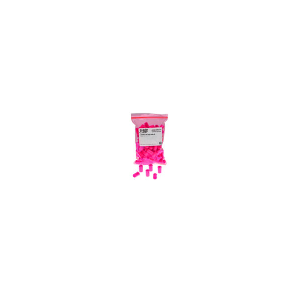 FME Round Pipe Cap  Pink Tube Cap 3/8" (100/Pkg.)