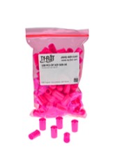 FME VC SERIES ROUND Tube Cap, PINK, 1/2" 100/Pkg