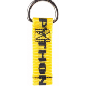 D-Ring Attachment, 1500008, yellow, 1 in x 3.5 in (2.5 cm x 8.8 cm), 50 pack