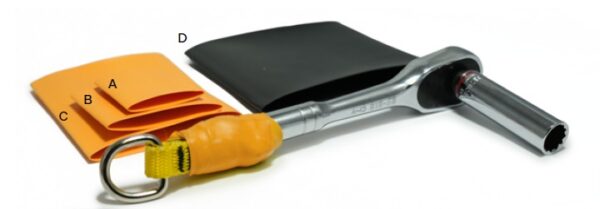 FME Heat Shrink 0.75 x 1.75 Inch, 10 per package