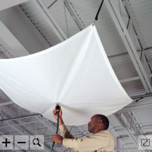 Roof Leak Diverter Tarp 7"W X 7"L Install With Hanging Straps