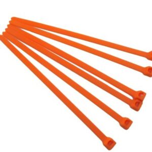 FME Floating Cable Ties-Orange-11.4in (27cm)-250 PK