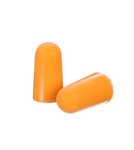 3M Foam Earplugs, orange, 200 pairs per box, 1100-EP-200