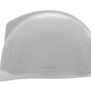 MSA Hard Hat Slotted Cap Style, w/1-Touch Suspension, Colour White