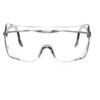 3M OX Safety Eyewear, clear lens, black frame, secure grip, 12166
