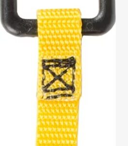 3M DBI-SALA D-Ring Attachment, non-conductive, yellow, 0.5 in x 2.25 in (1.2 cm x 5.71 cm), 100 pack