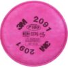 3M Particulate Filter 2091, P100, 100 EA PER CASE (50 PAIRS)