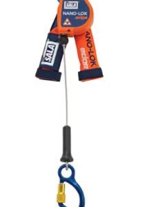 3M DBI-SALA Nano-Lok Edge Self Retracting Lifeline (SRL), cable, quick connect, 8 ft (2.4 m) web, 3500221