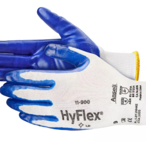 HY-FLEX GLOVES ABRAISON RESISTANCE, OIL REPELLENCY NITRILE COATING