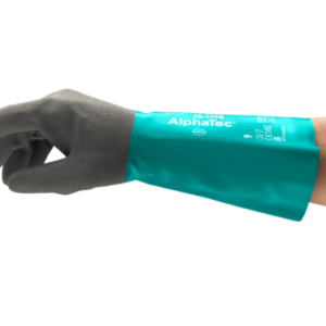 AlphaTec™  Chemical gloves with added grip and extended safety cuffs