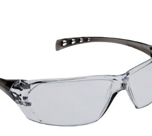 Dynamic Solus Rimless Safety Glasses with Smoke Temple, Indoor Outdoor Lens and 3A Coating