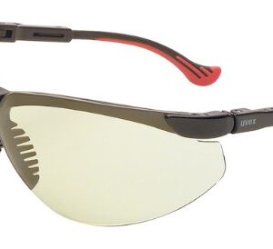 UVEX Genesis XC Semi-Rimless Safety Glasses with Black Frame, SCT Low-IR Lens and Hydroshield Anti-Fog Coating