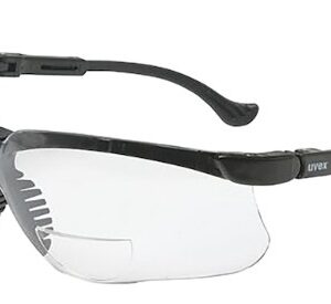 UVEX Genesis 3 Black Safety Glasses With Clear Anti-Scratch/Hard Coat Lens